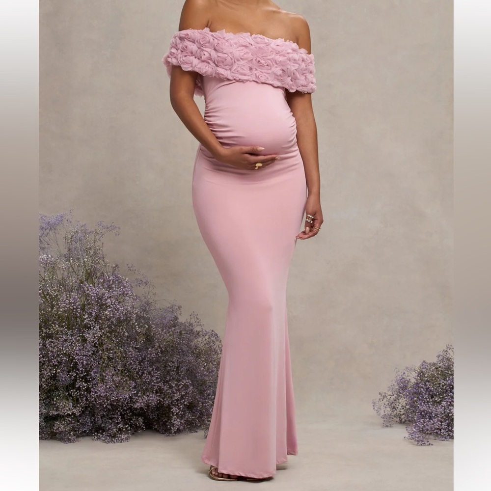 Club London Maternity Dress Inflorescence